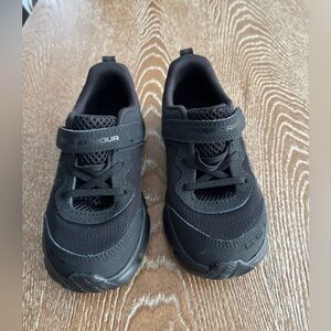 All black under armour kids sneakers